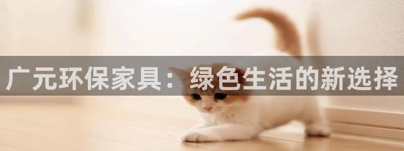 杏耀平台待遇：广元环保家具：绿色生活的新选择